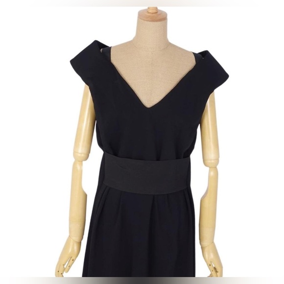 MM6 Maison Margiela black shift dress 44 6-8 M - Picture 3 of 15